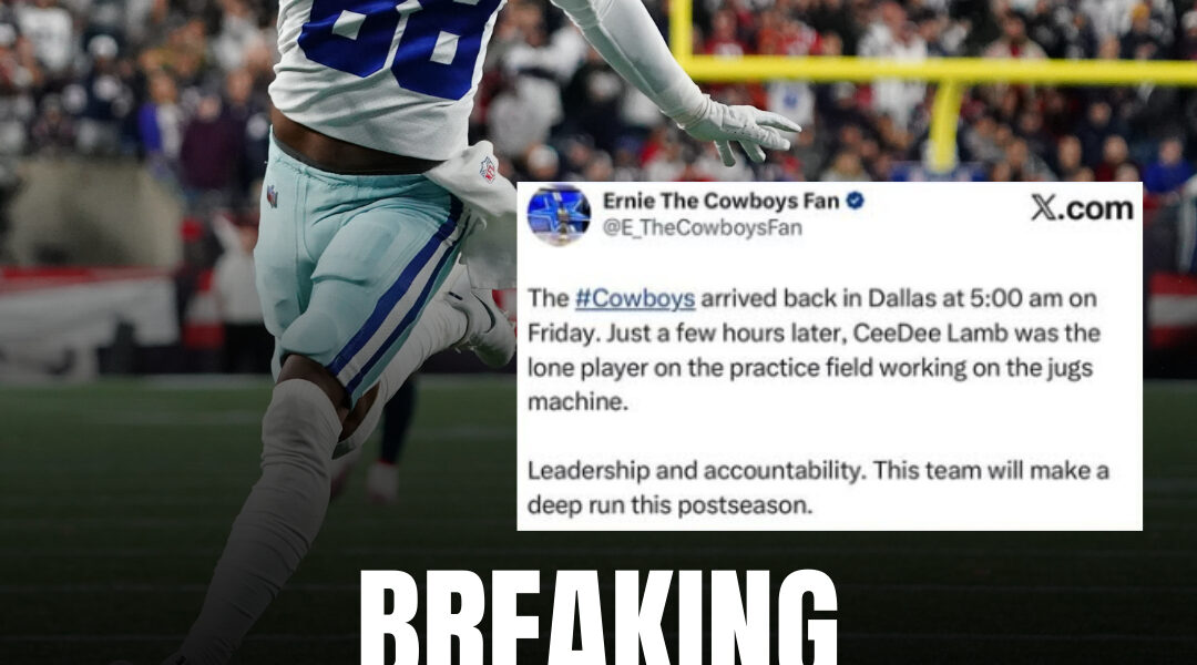 This Is What Dedication Looks Like: CeeDee Lamb Sends a Message to the NFL