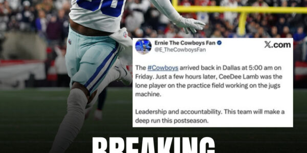 This Is What Dedication Looks Like: CeeDee Lamb Sends a Message to the NFL