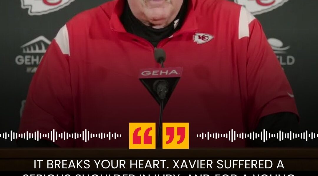 🚨SAD NEWS: Andy Reid Speaks Out After Xavier Worthy Goes Down With Serious Shoulder Injury vs. Chargers