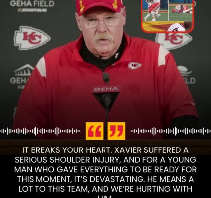 🚨SAD NEWS: Andy Reid Speaks Out After Xavier Worthy Goes Down With Serious Shoulder Injury vs. Chargers