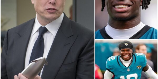 “They deserve to be celebrated.” After the Jacksonville Jaguars’ stunning victory led by Travis Hunter, fans demanded a new youth football facility in his honor—but funding was denied. Unexpectedly, billionaire Elon Musk stepped in, pledging to cover all costs. Calling Hunter “the pride of Jacksonville,” Musk promised an extra $35 million for kids’ education and training. The young star’s 12 heartfelt words afterward left Musk—and the NFL world—completely speechless…
