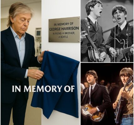 Paul McCartney’s unexpected tribute stuns London — a heartfelt donation to a cancer research hospital in George’s memory leaves fans wondering what deeper story lies behind…