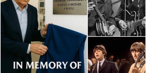 Paul McCartney’s unexpected tribute stuns London — a heartfelt donation to a cancer research hospital in George’s memory leaves fans wondering what deeper story lies behind…