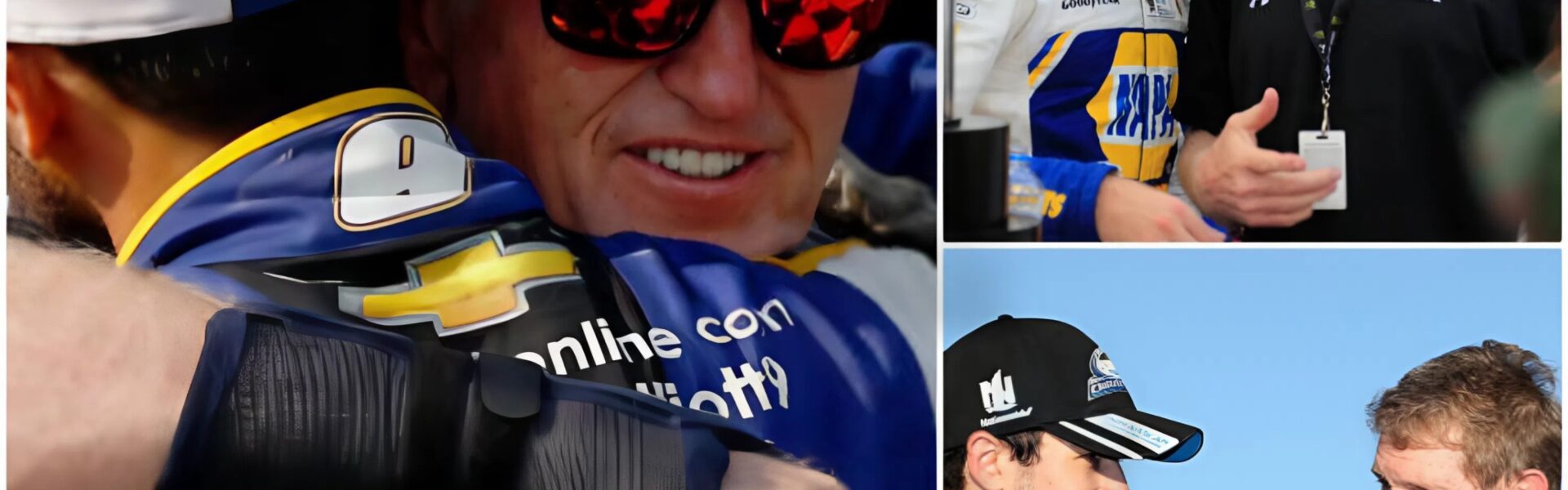 “Thank you, Dad, for always being there for me”: Chase Elliott tearfully expresses his deep gratitude and shares a secret he has kept for 23 years. He reveals that it was because of him that his father had to sacrifice his own racing career to support his son. The silent sacrifice of his father makes Chase feel regretful and even more appreciative of the boundless love his dad has given him.