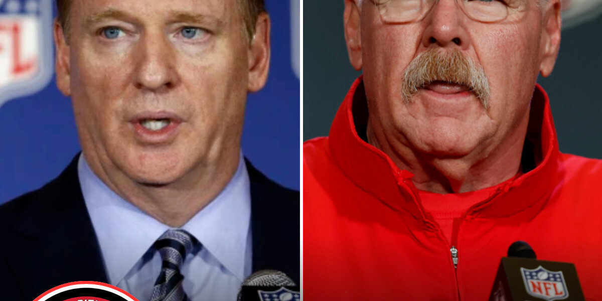 NFL BREAKING NEWS: Andy Reid officially petitioned the NFL to review the Chiefs vs Chargers match, criticizing "a disgrace to the league" after Teair Tart's punch on Travis Kelce was ignored - demanding to punish the referee, even replay the match, but Roger Goodell only responded with 5 cold words that left the entire meeting room silent..