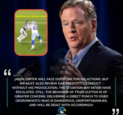 NFL Announces Punishment for Cowboys LT Tyler Guyton After Punching Eagles Defender in Season Opener