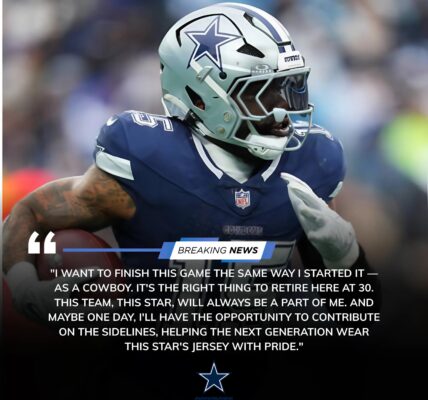 BREAKING: Cowboys’ Icon Ezekiel Elliott Retires at 30 After Signing One-Day Contract to End Career in Dallas