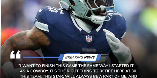 BREAKING: Cowboys’ Icon Ezekiel Elliott Retires at 30 After Signing One-Day Contract to End Career in Dallas