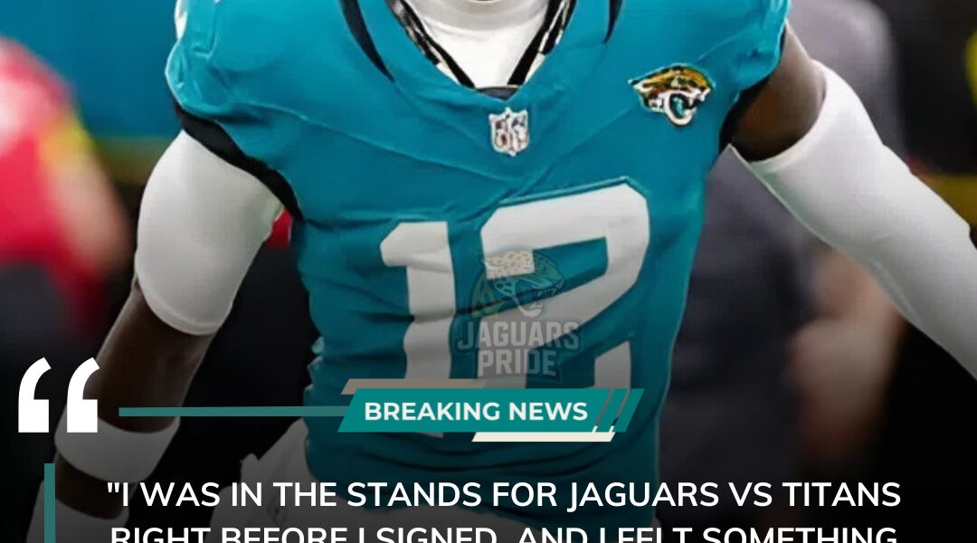 BREAKING: Jaguars Newcomer Travis Hunter Declares Jacksonville ‘Is Where I Belong’ After Signing Deal
