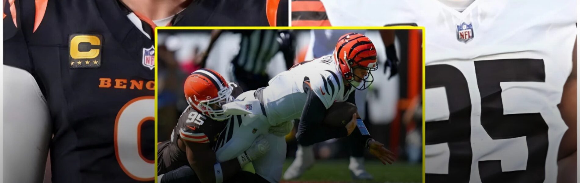 The Cleveland Browns are defending their players and filing a lawsuit against the NFL for condoning racist slurs after Myles Garrett attempted to block Joe Burrow. But what Joe said to the Browns player was caught on camera saying "F*cking Bl@ck Boy, stinking trash" to Myles Garrett . The NFL community is outraged.