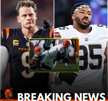 The Cleveland Browns are defending their players and filing a lawsuit against the NFL for condoning racist slurs after Myles Garrett attempted to block Joe Burrow. But what Joe said to the Browns player was caught on camera saying "F*cking Bl@ck Boy, stinking trash" to Myles Garrett . The NFL community is outraged.