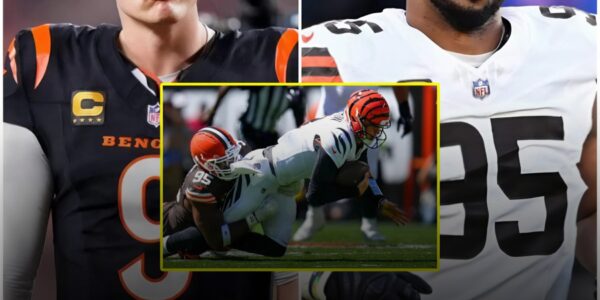 The Cleveland Browns are defending their players and filing a lawsuit against the NFL for condoning racist slurs after Myles Garrett attempted to block Joe Burrow. But what Joe said to the Browns player was caught on camera saying "F*cking Bl@ck Boy, stinking trash" to Myles Garrett . The NFL community is outraged.