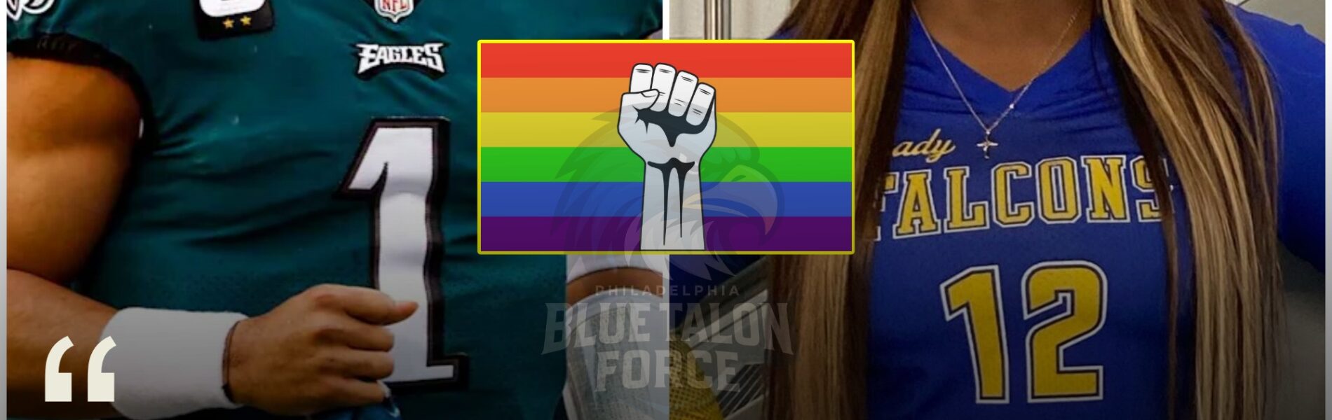 LATEST NEWS: Philadelphia Eagles spiritual leader Jalen Hurts announced his support for NFL Pride Night for his sister: "They were born without a choice of gender, only when your loved one is LGBT do you understand them, everyone wants to live true to themselves"...