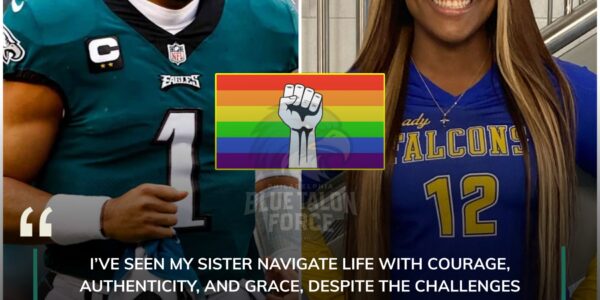 LATEST NEWS: Philadelphia Eagles spiritual leader Jalen Hurts announced his support for NFL Pride Night for his sister: "They were born without a choice of gender, only when your loved one is LGBT do you understand them, everyone wants to live true to themselves"...