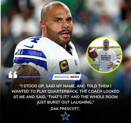 Dak Prescott: From Laughter in High School to Leader of the Dallas Cowboys