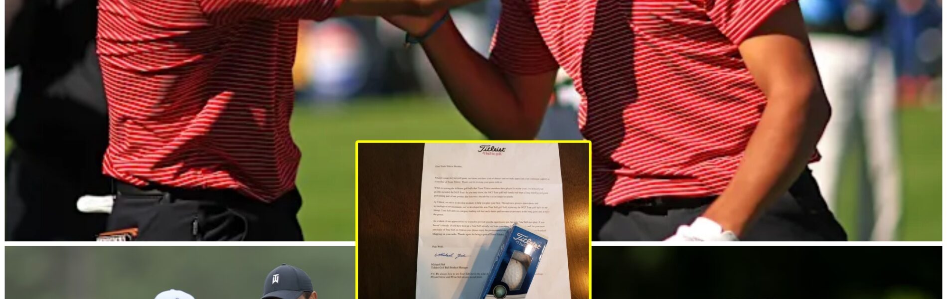 CEO David Maher Of The World-Famous Golf Club Manufacturer Titleist Personally Presented A $500 Million Contract Including Lifetime Use Of Their Products To Charlie Woods In The "Building The Future" Program For Young Talents Across The United States. Tiger Woods Had His Own Reaction.