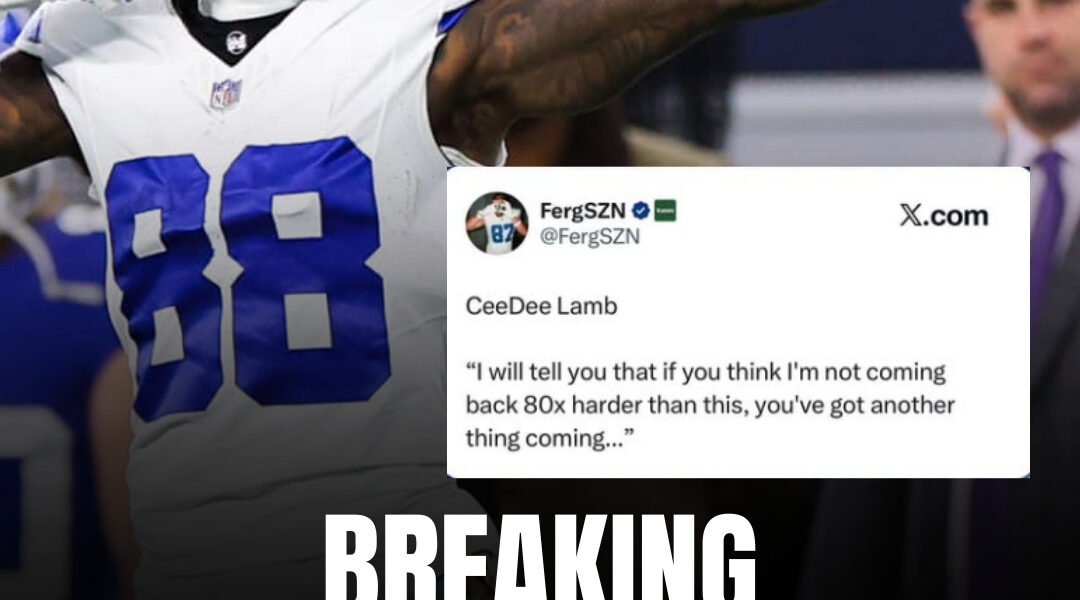 CeeDee Lamb’s Revenge Season: Cowboys WR1 Promises to Come Back 80x Harder