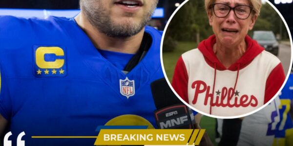BREAKING NEWS: NFL Star Matthew Stafford Speaks Out on Controversial Phillies Fan Incident, Sparks Nationwide Conversation