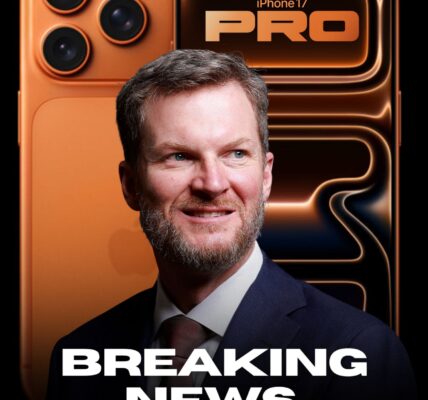 Dale Earnhardt Jr. is the first NASCAR driver approached by Tim Cook to promote the iPhone 17 and a whole lineup of Apple’s newly launched products, with a lifetime deal reportedly worth $1 billion. And Dale’s response has left the entire world stunned…