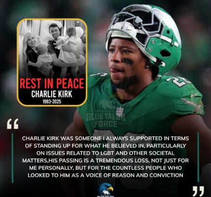 R.I.P : Saquon Barkley breaks silence and prays for Ally Charlie Kirk, he said he was heartbroken and shocked to hear that someone I always supported in terms of LGBT and Woke statements is no longer with me and he will always be a beacon of light against LGBT
