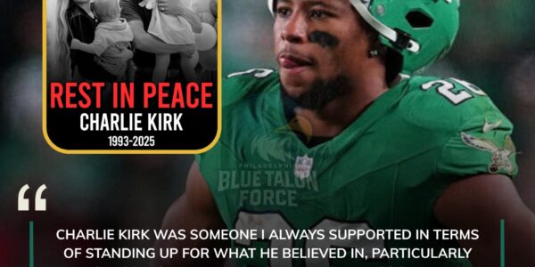 R.I.P : Saquon Barkley breaks silence and prays for Ally Charlie Kirk, he said he was heartbroken and shocked to hear that someone I always supported in terms of LGBT and Woke statements is no longer with me and he will always be a beacon of light against LGBT