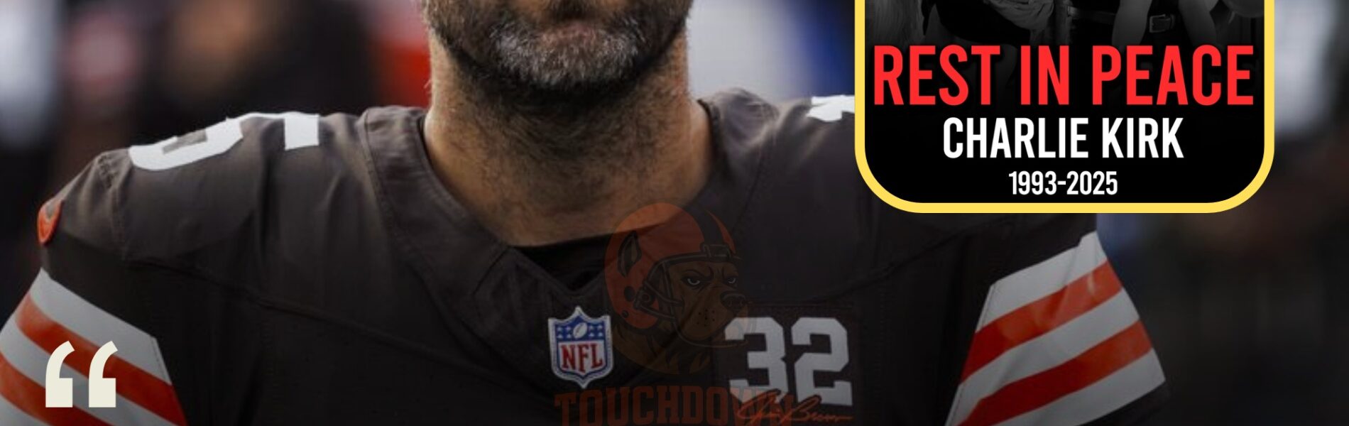 Joe Flacco couldn't hide his emotions after the passing of Charlie Kirk. Joe was a supporter of Charlie because of his anti-WOKE and anti-LGBT statements.