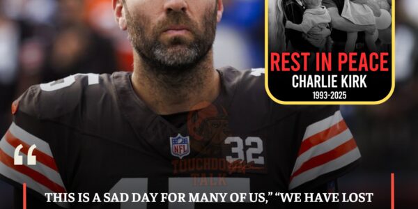 Joe Flacco couldn't hide his emotions after the passing of Charlie Kirk. Joe was a supporter of Charlie because of his anti-WOKE and anti-LGBT statements.