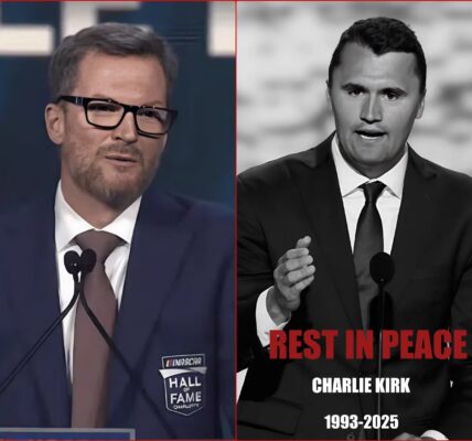 Dale Earnhardt Jr. speaks out about Charlie Kirk after tragedy at Utah Valley University: Charlie Kirk was shot and killed, leaving behind a wife and two young children...