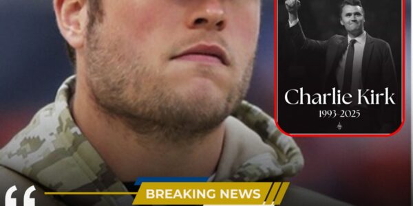 Matthew Stafford Mourns the Tragic Death of Charlie Kirk