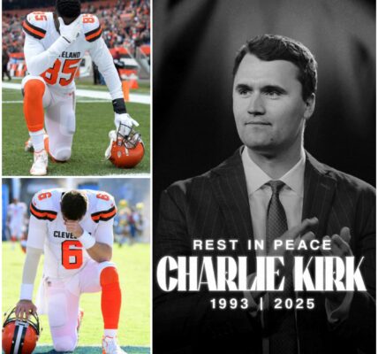 The Cleveland Browns paid tribute to Charlie Kirk at their latest practice. But what they did next had the world talking- Expressing gratitude and condemnation of the attacker's terrorist act, while also strongly supporting Charlie Kirk's anti-LGBT and WOKE message.