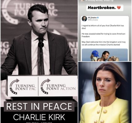 BREAKING: Danica Patrick mourns Charlie Kirk’s shocking death, sharing a photo of him with his wife and kids captioned “Heartbroken.” On Instagram, she raged: “What is wrong with people? This is an epidemic of madness. Prayers for his family.”