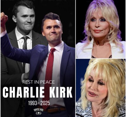 SHOCKING: Dolly Parton breaks down over Charlie Kirk’s sudden death, sharing a heartfelt photo of him with his family. “Heartbroken. He was a father, a husband, a fighter for what he believed in. The world lost a bright light too soon.” Fans are stunned by her emotional tribute.