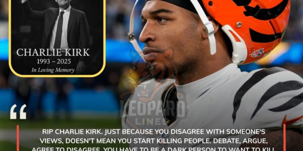 HEARTBREAKING: Ja'Marr Chase mourns the passing of Charlie Kirk . Reveals he will stand up against LGBT and WOKE