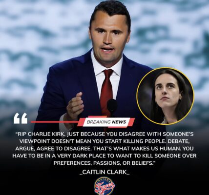 Caitlin Clark Speaks Out After Charlie Kirk’s Sudden Passing: “Disagreement Should Never Lead to Death”