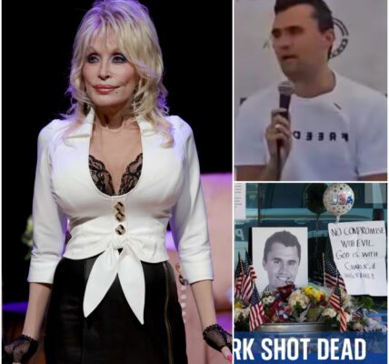 After the shocking tragedy, Dolly Parton broke her silence with an emotional tribute to Charlie Kirk. On September 10, 2025, news of the fatal shooting at Utah Valley University stunned the nation. Dolly shared a trembling post: “Charlie Kirk was a husband, a father, a light to so many. No life should be taken over disagreement. Please pray for his family. Our hearts are broken.” Fans were left speechless, grief-stricken, and tearful, as the beloved singer’s words captured the unimaginable loss and the void left by a life gone far too soon.