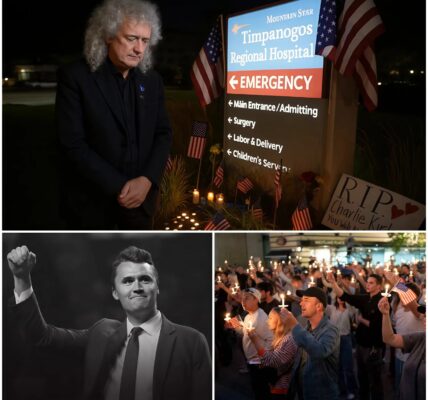 Brian May Overcome with Grief at Charlie Kirk Memorial, Collapses Outside Timpanogos Hospital