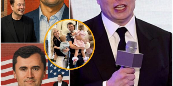 BREAKING: Elon Musk shocks the nation — spending $10,000 on massive murals of Charlie Kirk’s face across U.S. cities, then revealing a jaw-dropping surprise gift for Kirk’s two children that left millions speechless!