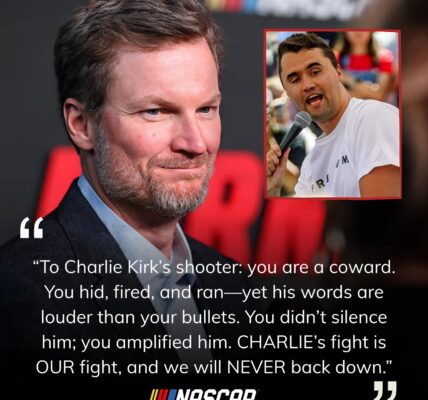 Dale Earnhardt Jr. Issues Fierce Statement Against Charlie Kirk’s Shooter: “You Have Awakened a Giant”