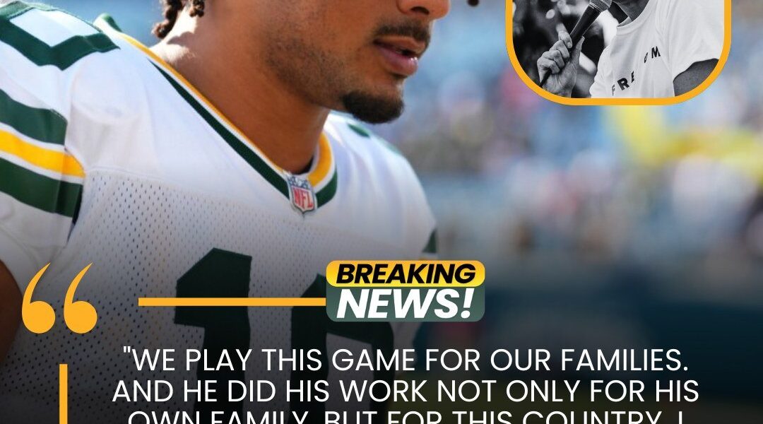 Packers QB Jordan Love Donates $320,000 to Support Charlie Kirk’s Family