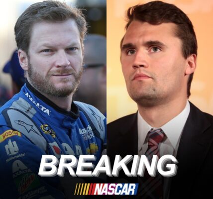 BREAKING: NASCAR superstar Dale Earnhardt Jr., who appeared at Utah Valley University in Orem, Utah to support Charlie Kirk at Turning Point USA's "American Comeback Tour" event, previously Charlie Kirk publicly praised Dale Earnhardt Jr. for showing "courage and conviction" in the face of criticism. In a moment of horror, Dale Earnhardt Jr. choked up as he recounted, "I was completely numb as soon as I heard the gunshot and saw him fall. A few minutes earlier, Charlie had asked me to hold a letter for him, but I didn't think..."