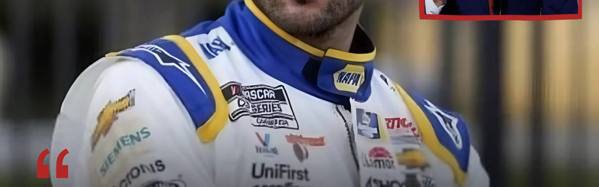 Breaking News: NASCAR superstar Chase Elliott, who appeared at Utah Valley University in Orem, Utah to support Charlie Kirk at Turning Point USA's "American Comeback Tour" event, and was previously praised by Kirk for his "courage and steadfastness" in the face of criticism, choked up after witnessing the tragic shooting, saying: "I was completely numb when I heard the gunshots and saw him fall. A few minutes earlier, Charlie asked me to hold a letter for him but I didn't think..."