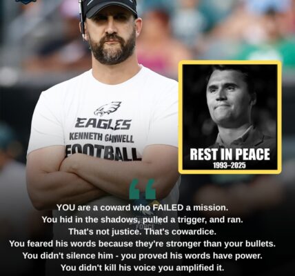 BREAKING: Eagles Coach Nick Sirianni Issues Fiery Statement to Charlie Kirk’s Shooter