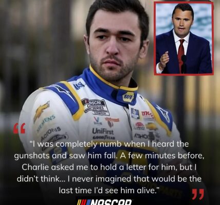 Breaking News: NASCAR superstar Chase Elliott, who appeared at Utah Valley University in Orem, Utah to support Charlie Kirk at Turning Point USA's "American Comeback Tour" event, and was previously praised by Kirk for his "courage and steadfastness" in the face of criticism, choked up after witnessing the tragic shooting, saying: "I was completely numb when I heard the gunshots and saw him fall. A few minutes earlier, Charlie asked me to hold a letter for him but I didn't think..."