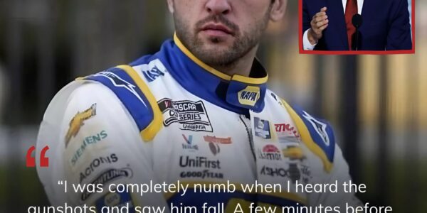 Breaking News: NASCAR superstar Chase Elliott, who appeared at Utah Valley University in Orem, Utah to support Charlie Kirk at Turning Point USA's "American Comeback Tour" event, and was previously praised by Kirk for his "courage and steadfastness" in the face of criticism, choked up after witnessing the tragic shooting, saying: "I was completely numb when I heard the gunshots and saw him fall. A few minutes earlier, Charlie asked me to hold a letter for him but I didn't think..."