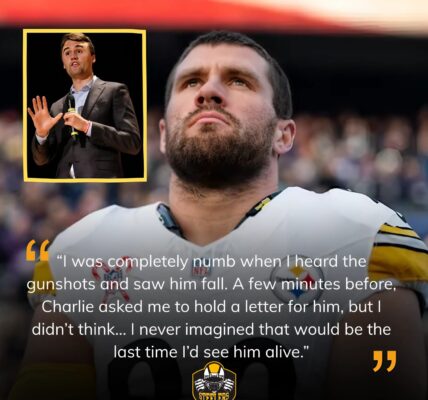 Breaking News: Pittsburgh Steelers superstar TJ Watt, who appeared at Utah Valley University in Orem, Utah to support Charlie Kirk at Turning Point USA's "American Comeback Tour" event, previously Charlie Kirk publicly praised TJ Watt for showing "courage and conviction" in the face of criticism. In the terrifying moment, TJ Watt choked up and said: "I was completely numb when I heard the gunshots and saw him fall. A few minutes ago, Charlie asked me to hold a letter for him but I didn't think..."