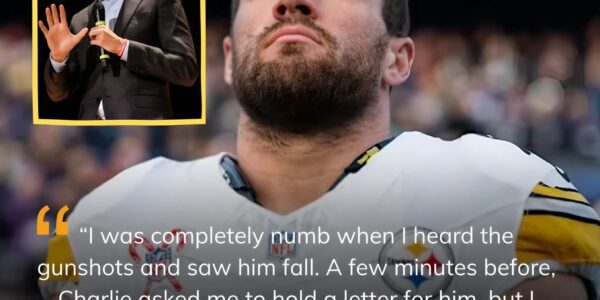 Breaking News: Pittsburgh Steelers superstar TJ Watt, who appeared at Utah Valley University in Orem, Utah to support Charlie Kirk at Turning Point USA's "American Comeback Tour" event, previously Charlie Kirk publicly praised TJ Watt for showing "courage and conviction" in the face of criticism. In the terrifying moment, TJ Watt choked up and said: "I was completely numb when I heard the gunshots and saw him fall. A few minutes ago, Charlie asked me to hold a letter for him but I didn't think..."