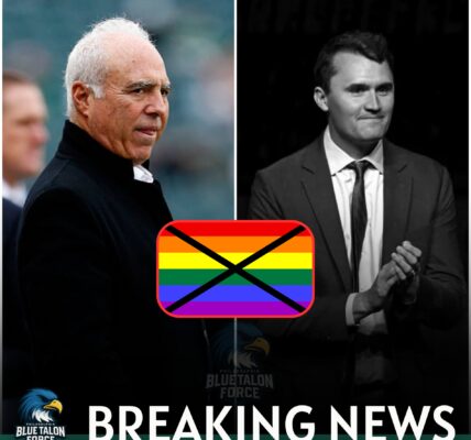 BREAKING: After Charlie Kirk's storm of being accused of being anti-LGBT and WOKE, Philadelphia Eagles owner Jeffrey Lurie caused a stir inside as he both paid tribute to him and made a dangerous statement: "We will ban all LGBT-related propaganda inside the stadium where the Super Bowl is held." This is a statement unprecedented in NFL history, this dangerous...