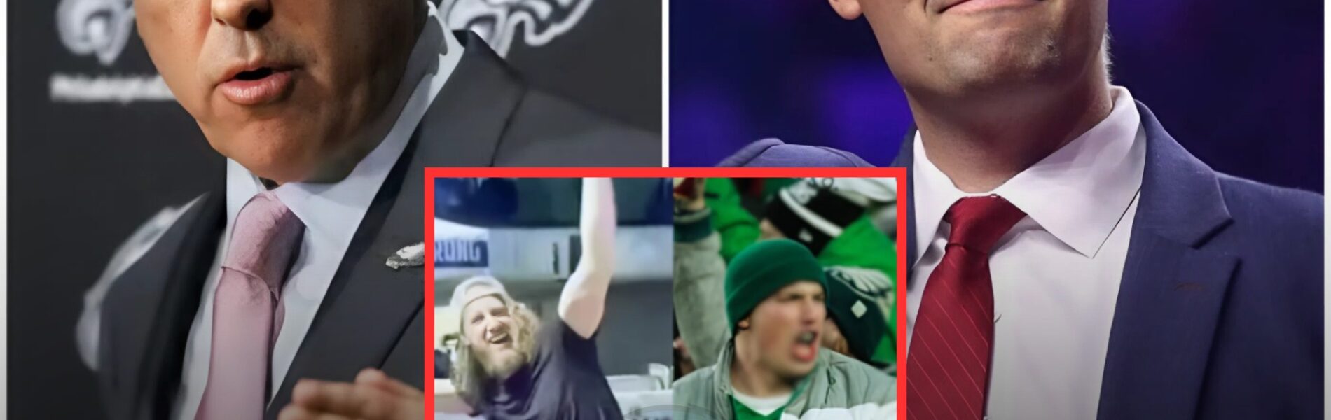 Breaking news: After discovering the shocking identity of a viewer at the ceremony at Utah Valley University who had a picture of celebrating Charlie Kirk's death as an Eagles fan, Eagles President Jeffrey Lurie immediately announced a complete ban on this man and his family from attending Eagles games, most shockingly, this man was the most enthusiastic cheerleader on the team...