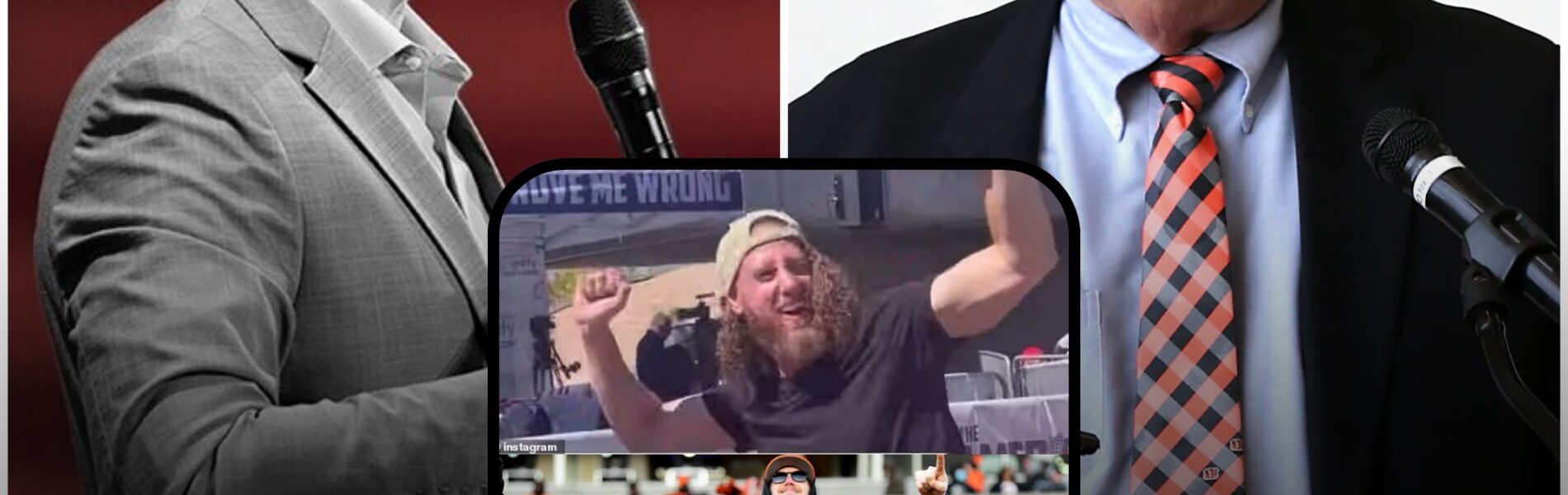 BREAKING: A video of a Utah Valley University funeral spectator who was extremely excited and happy about the death of Charlie Kirk was leaked. After discovering that this person was a longtime Bengals fan, President Mike Brown immediately announced a complete ban on this man and his family from attending Bengals games - "Bengals fans should never have this kind of person...", the most shocking thing is that this man was a die-hard fan.