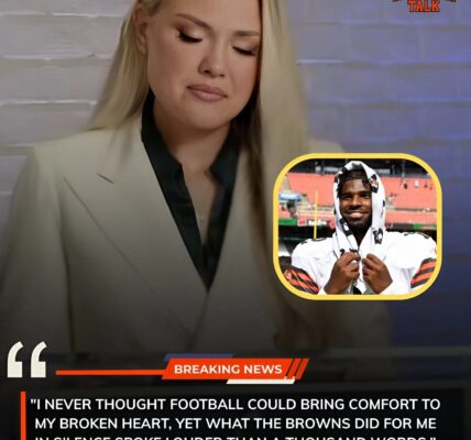 NFL SHOCKER ⭐🤎: As the whole country was shaken by the tragic passing of Charlie Kirk, his wife – Erika Kirk – choked up and thanked the Cleveland Browns when Myles Garrett and Shedeur Sanders quietly sent unexpected help. This emotional gift not only made Browns Nation burst with pride, but also became a rare humane bright spot amid the storm of drama surrounding the NFL...